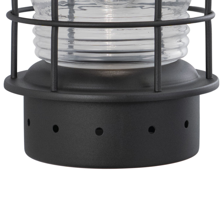 Vaxcel Lighting OW37081TB Hyannis One Light Outdoor Wall Mount Outdoor Black