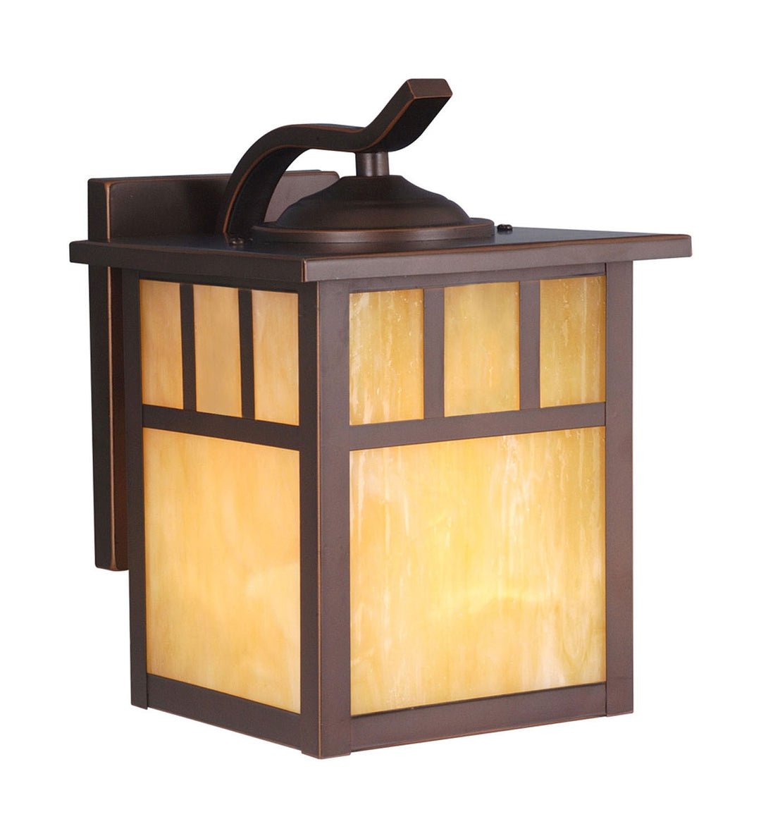 Vaxcel Lighting OW37273BBZ Mission One Light Outdoor Wall Mount Outdoor Bronze / Dark