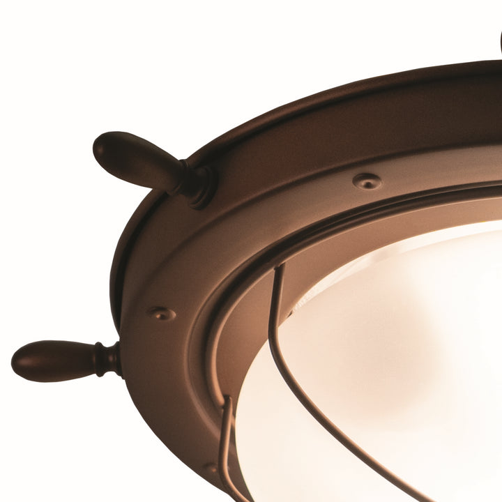 Vaxcel Orleans OF25515RC Ceiling Light - Antique Red Copper