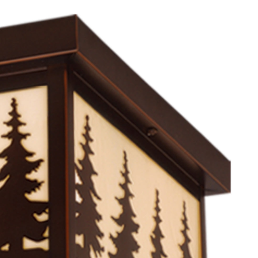 Vaxcel Lighting OF33412BBZ Yosemite Two Light Outdoor Flush Mount Outdoor Bronze / Dark