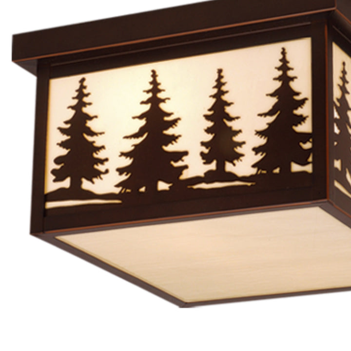 Vaxcel Lighting OF33412BBZ Yosemite Two Light Outdoor Flush Mount Outdoor Bronze / Dark