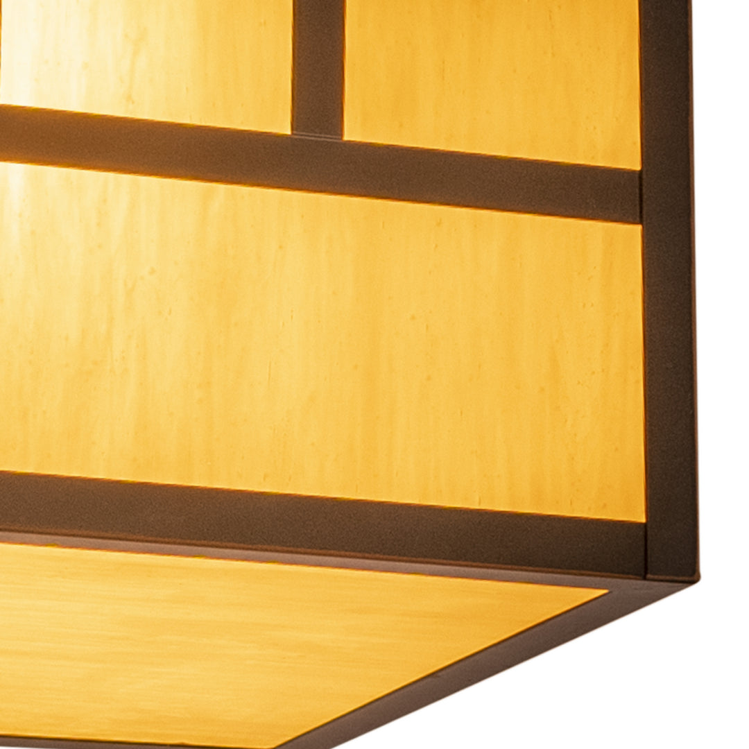 Vaxcel Lighting OF37211BBZ Mission Two Light Outdoor Flush Mount Outdoor Bronze / Dark