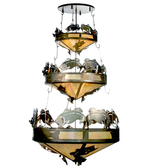 Meyda Tiffany Catch Of The Day 20692 Chandelier Light - Antique Copper