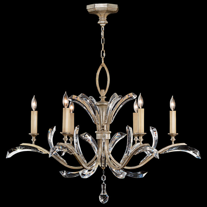 Fine Art Beveled Arcs 702440ST Chandelier Light - Silver