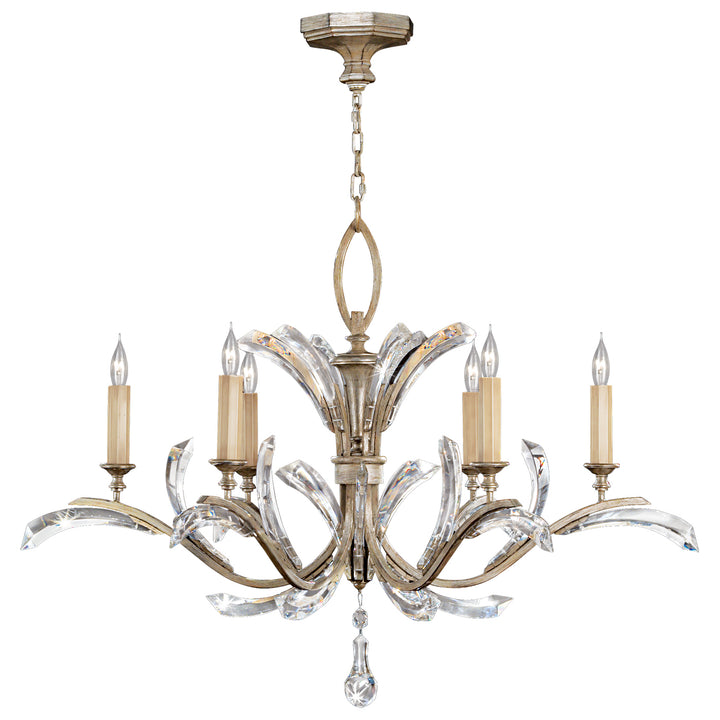 Fine Art Beveled Arcs 702440ST Chandelier Light - Silver