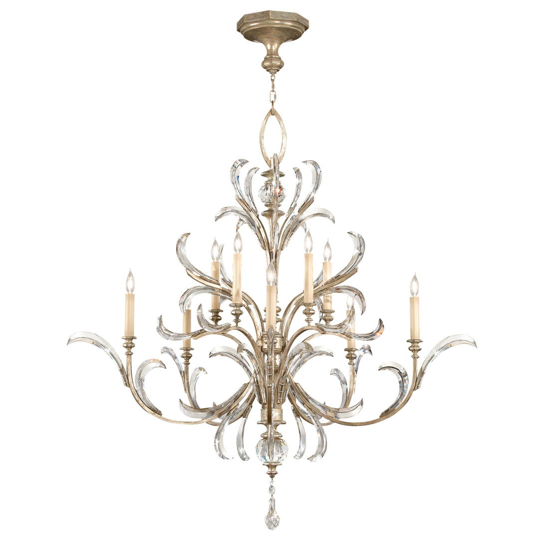 Fine Art Beveled Arcs 701340ST Chandelier Light - Silver