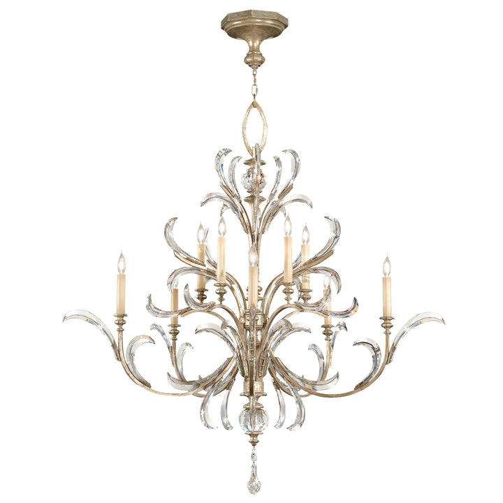 Fine Art Beveled Arcs 701340ST Chandelier Light - Silver