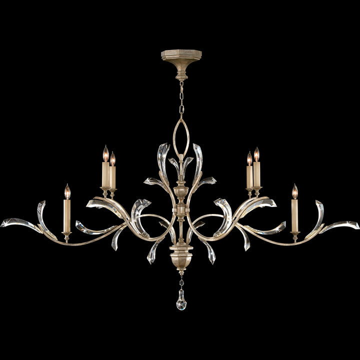 Fine Art Beveled Arcs 700840ST Chandelier Light - Silver