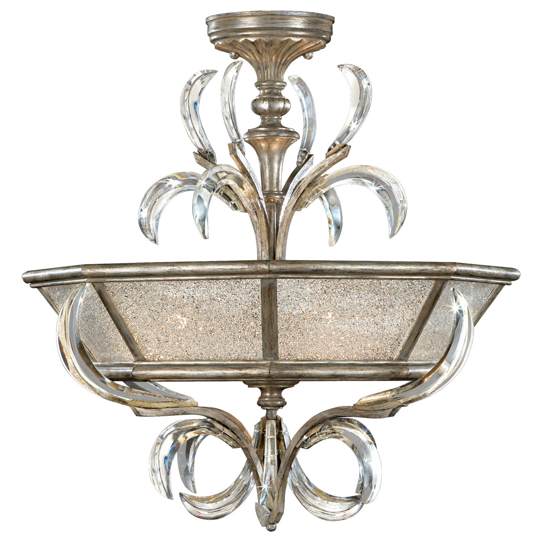 Fine Art Beveled Arcs 704340ST Ceiling Light - Silver
