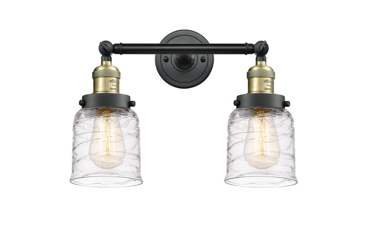 Innovations Franklin Restoration 208-BAB-G513 Bath Vanity Light 16 in. wide - Black Antique Brass