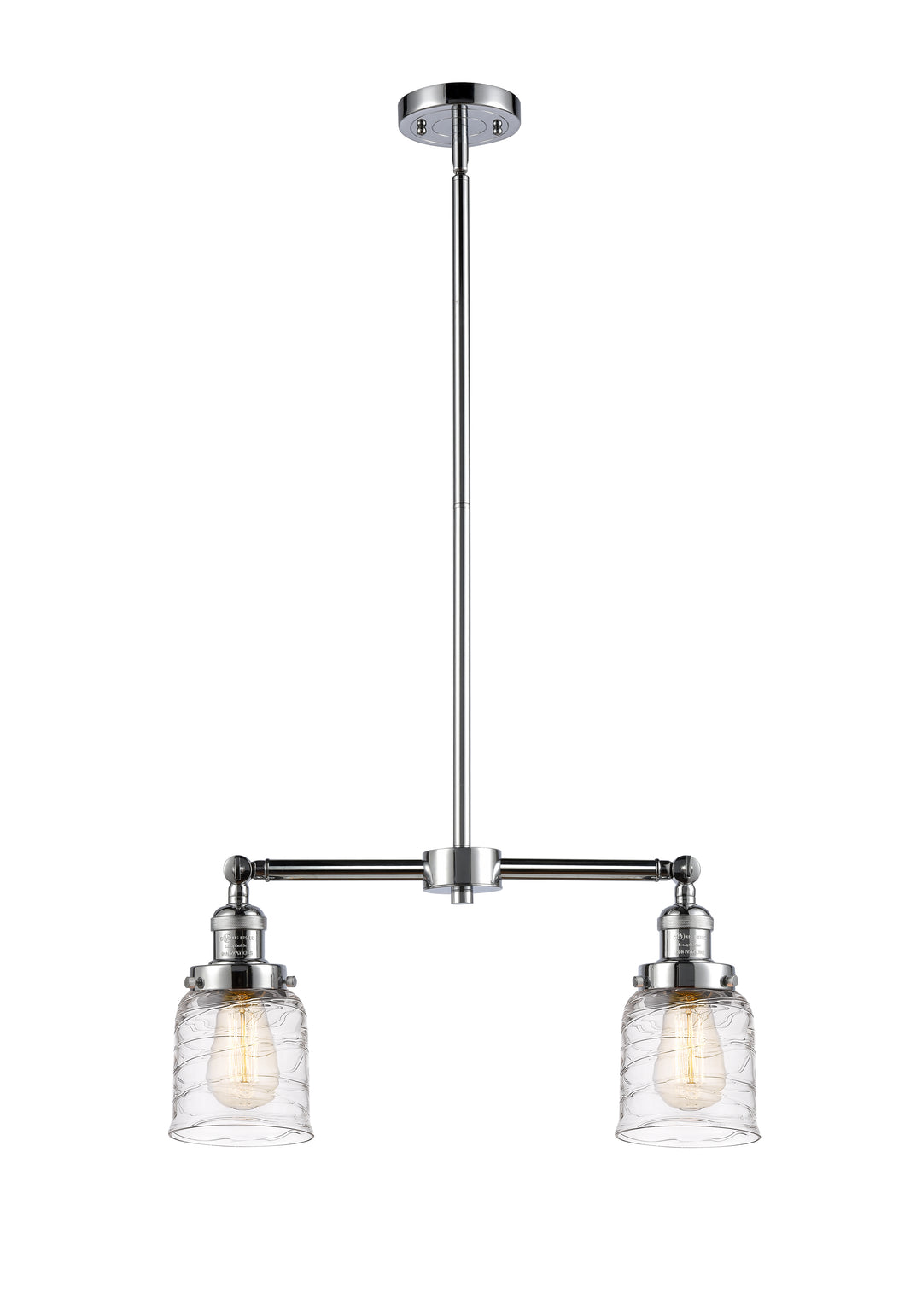 Innovations Franklin Restoration 209-PC-G513 Chandelier Light - Polished Chrome