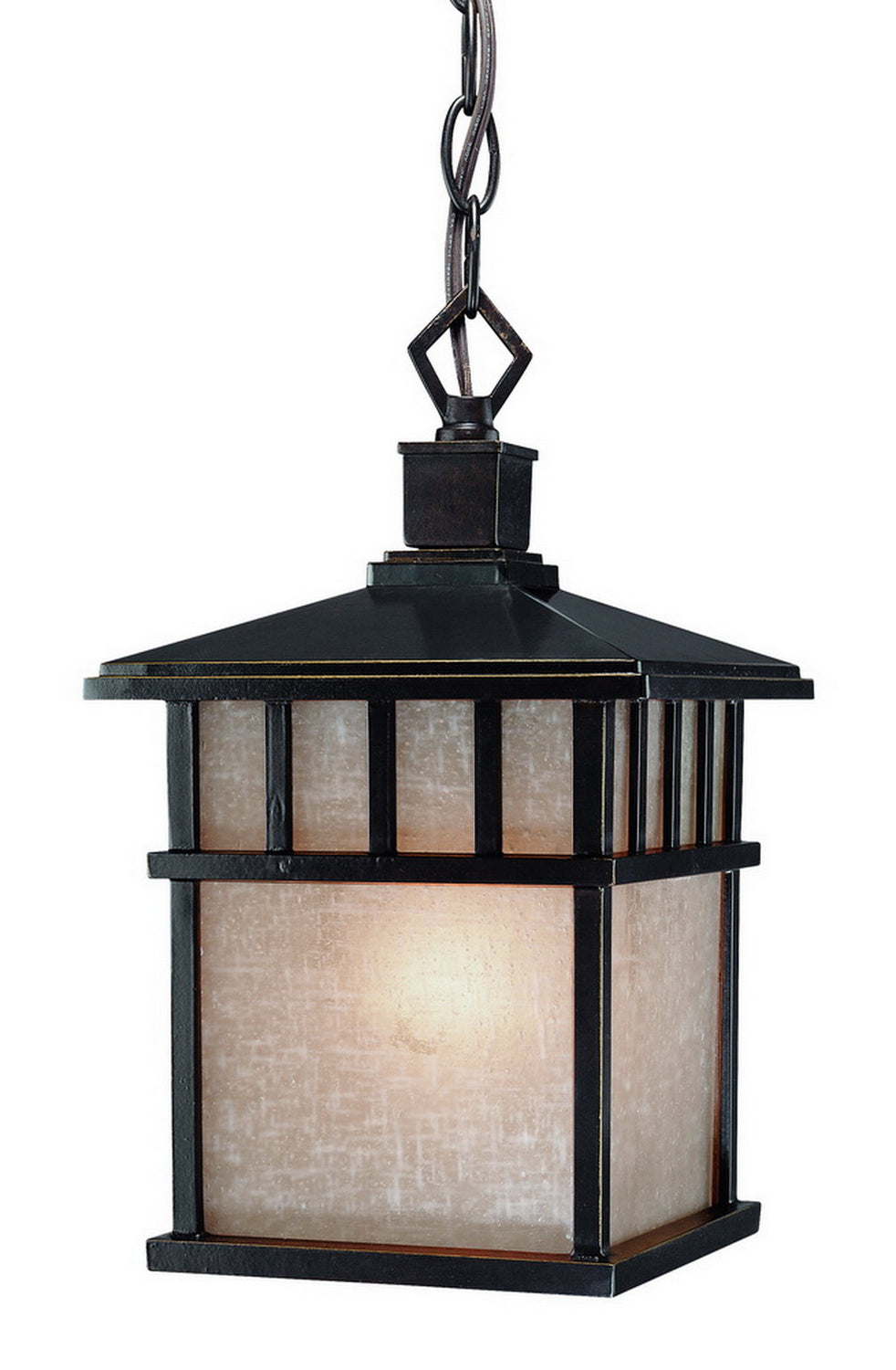 Dolan Designs Lighting 9113-68 Barton One Light Hanging Lantern Outdoor Bronze / Dark