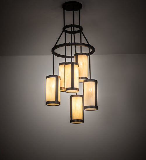 Meyda Tiffany Cartier 210238 Chandelier Light - Oil Rubbed Bronze
