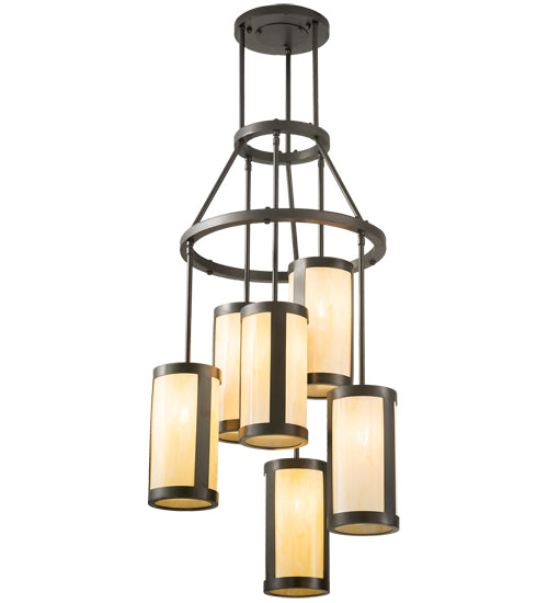 Meyda Tiffany Cartier 210238 Chandelier Light - Oil Rubbed Bronze