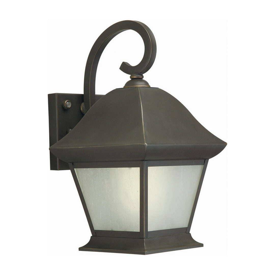 Forte Lighting 10000-01-14  One Light Outdoor Lantern Outdoor Bronze / Dark