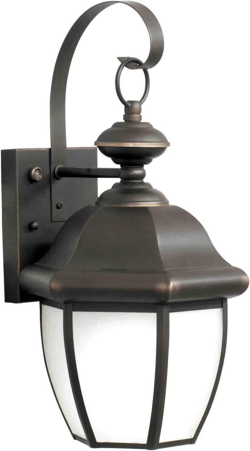 Forte Lighting 10003-01-14 Royal Bronze G One Light Outdoor Wall Sconce Outdoor Bronze / Dark