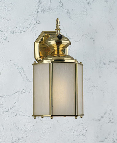 Forte Lighting 10008-01-02 Solid Brass B One Light Outdoor Lantern Outdoor Brass