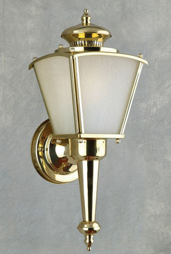 Forte Lighting 10009-01-02 Solid Brass B One Light Outdoor Lantern Outdoor Brass