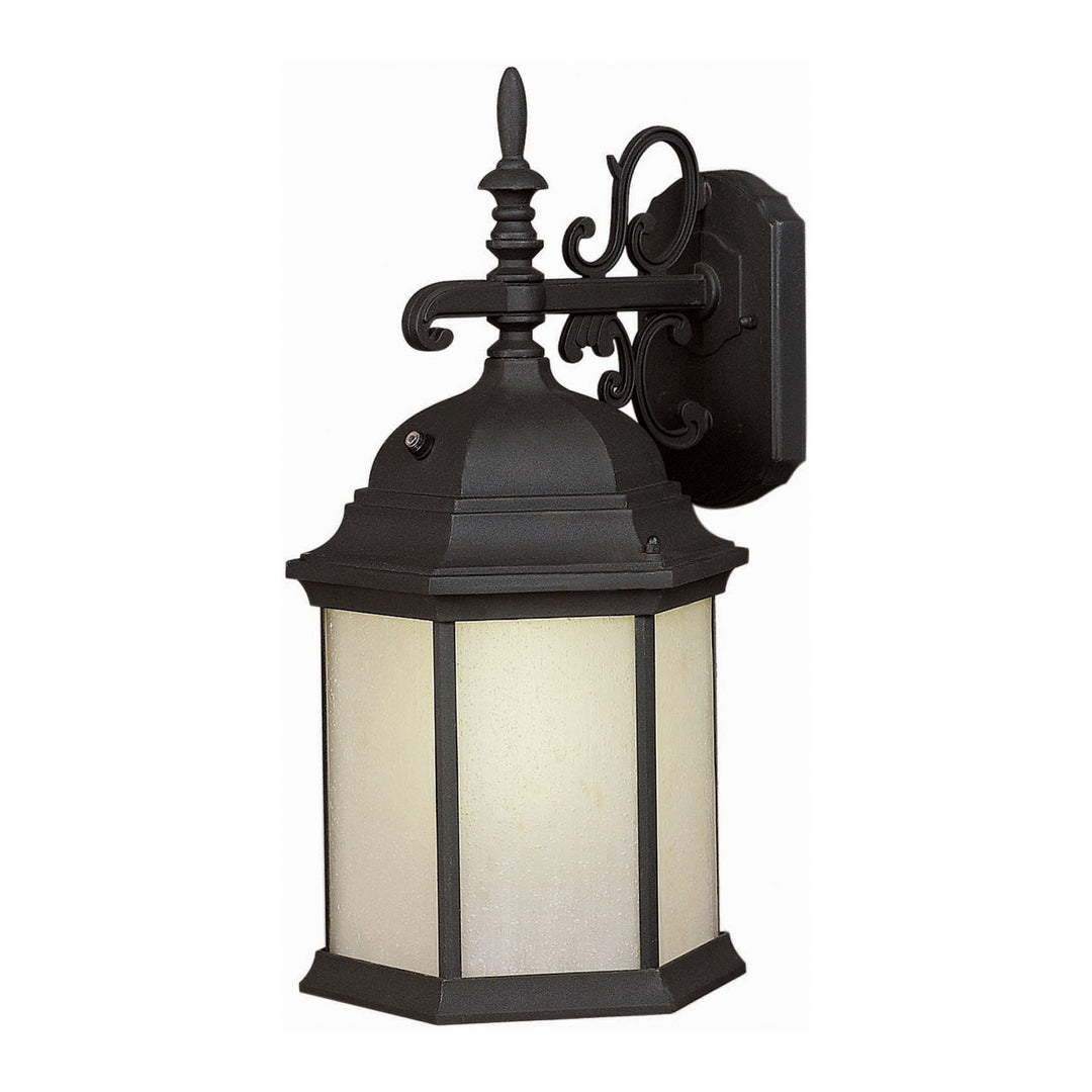 Forte Lighting 17009-01-04  One Light Outdoor Lantern Outdoor Black