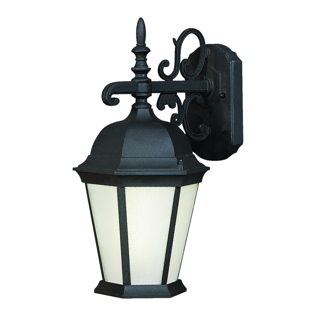 Forte Lighting 17013-01-04  One Light Outdoor Lantern Outdoor Black