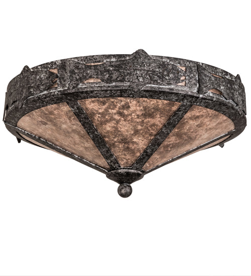 Meyda Tiffany Rainbow Trout 210574 Ceiling Light - Pewter