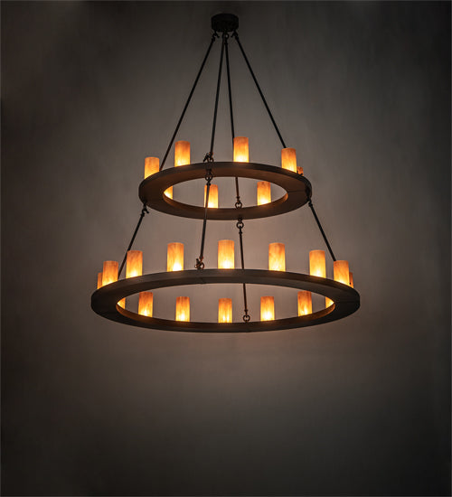 Meyda Tiffany Loxley 210577 Chandelier Light - Mahogany Bronze