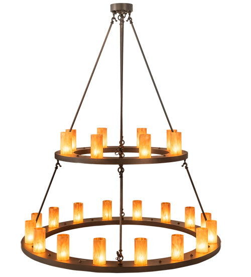 Meyda Tiffany Loxley 210577 Chandelier Light - Mahogany Bronze