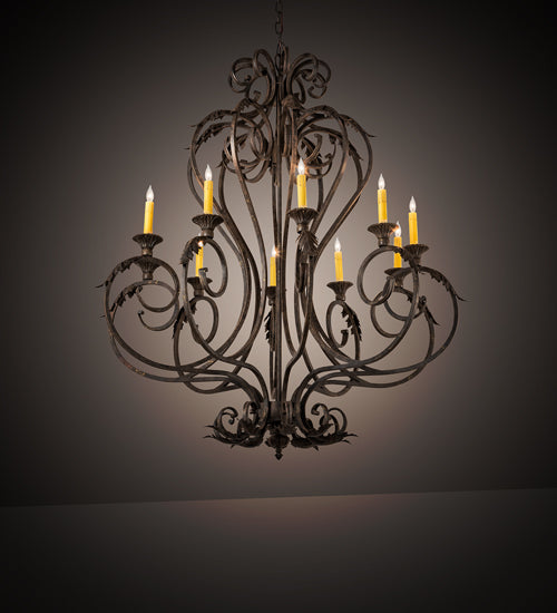 Meyda Tiffany Josephine 210727 Chandelier Light - Mahogany Bronze