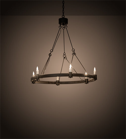 Meyda Tiffany Kenosha 210880 Chandelier Light - Oil Rubbed Bronze