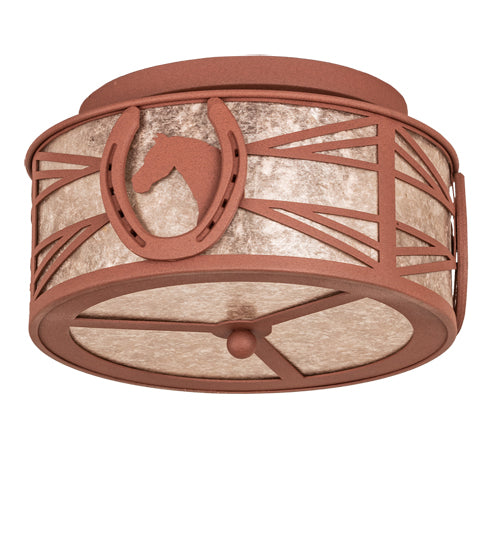 Meyda Tiffany Horseshoe 211015 Ceiling Light - Rust