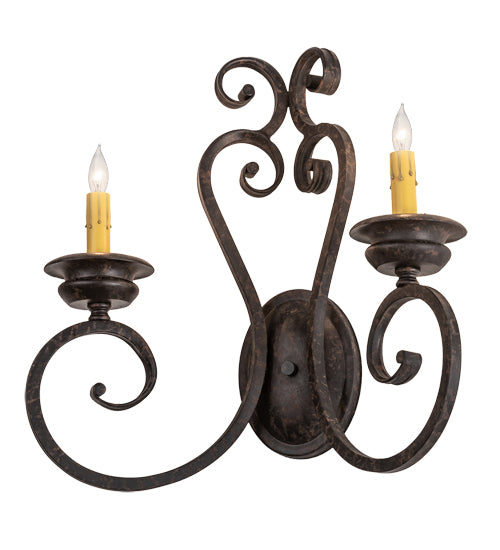 Meyda Tiffany Fernando 211058 Wall Light - Wrought Iron