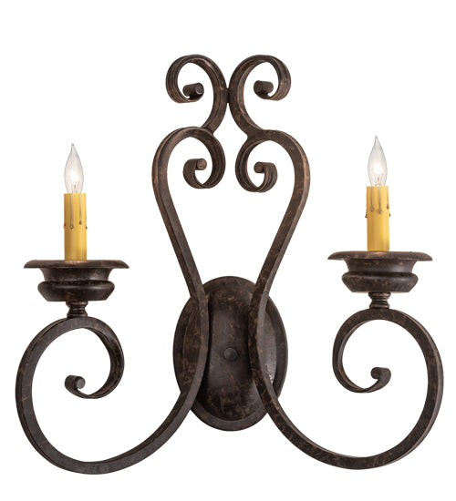 Meyda Tiffany Fernando 211058 Wall Light - Wrought Iron