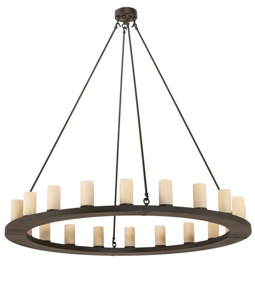 Meyda Tiffany Loxley 211438 Chandelier Light - Oil Rubbed Bronze