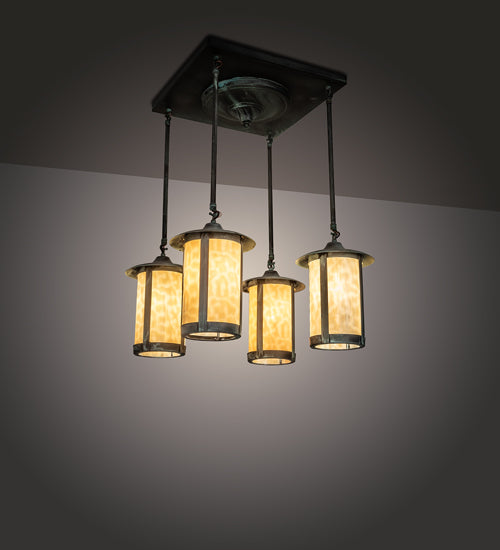 Meyda Tiffany Fulton 211591 Chandelier Light - Verdigris
