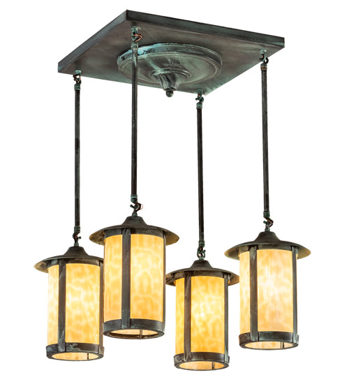 Meyda Tiffany Fulton 211591 Chandelier Light - Verdigris