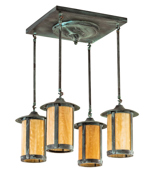 Meyda Tiffany Fulton 211591 Chandelier Light - Verdigris