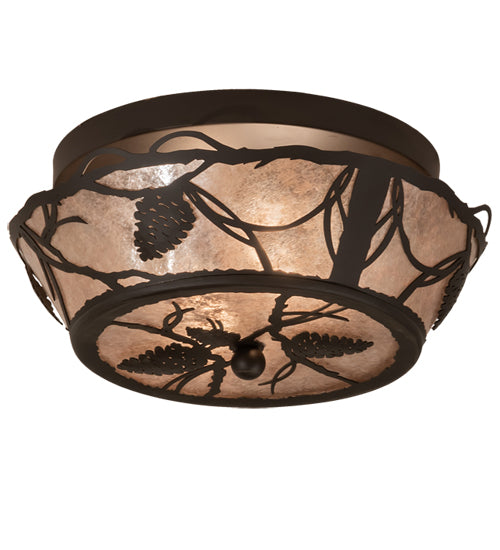 Meyda Tiffany Whispering Pines 211891 Ceiling Light - Oil Rubbed Bronze