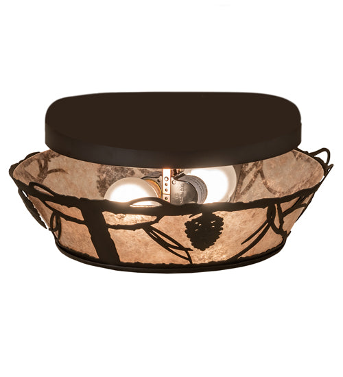 Meyda Tiffany Whispering Pines 211891 Ceiling Light - Oil Rubbed Bronze
