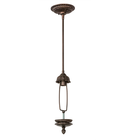 Meyda Tiffany Tiffany Jeweled Peacock 211922 Pendant Light - Mahogany Bronze