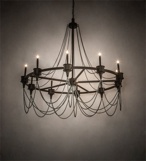 Meyda Tiffany Marcie 212031 Chandelier Light - Oil Rubbed Bronze