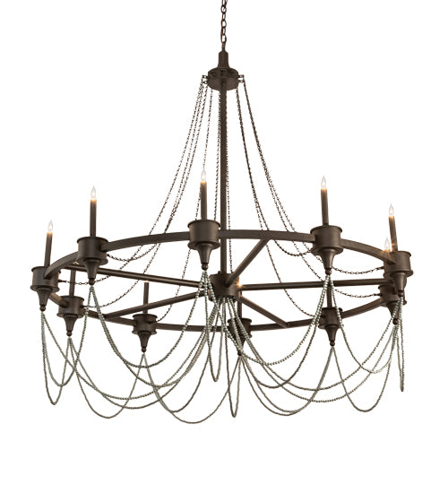 Meyda Tiffany Marcie 212031 Chandelier Light - Oil Rubbed Bronze