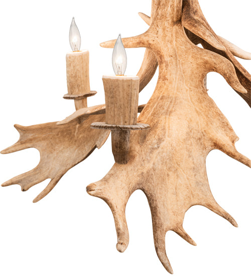 Meyda Tiffany Antlers 212272 Chandelier Light - Mahogany Bronze