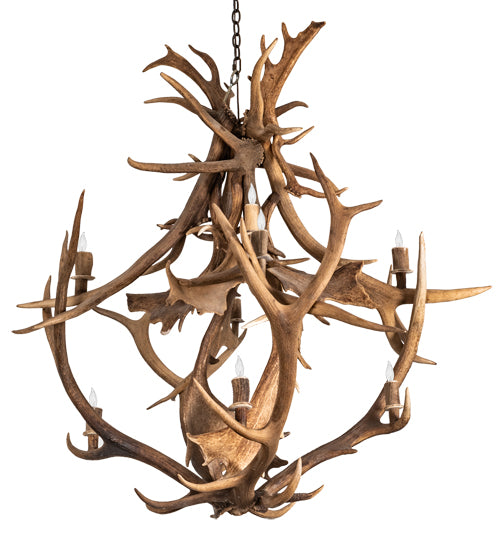 Meyda Tiffany Antlers 212275 Chandelier Light - Antique Copper
