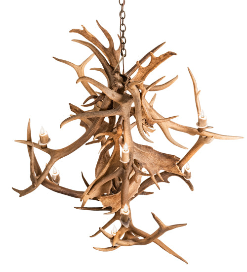 Meyda Tiffany Antlers 212275 Chandelier Light - Antique Copper