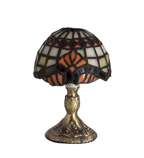 Meyda Tiffany Lighting 21228 Baroque One Light Mini Lamp Lamp Bronze / Dark