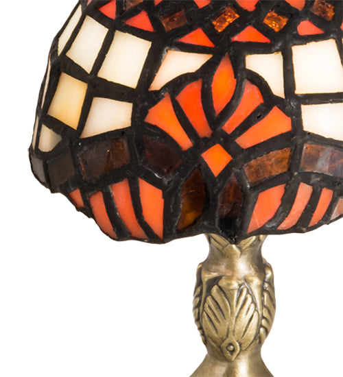 Meyda Tiffany Lighting 21228 Baroque One Light Mini Lamp Lamp Bronze / Dark
