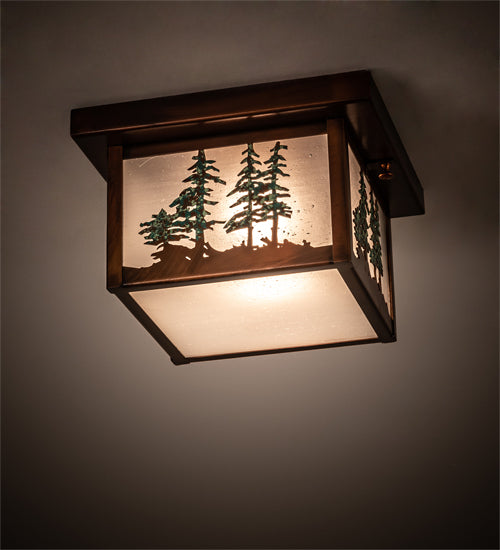 Meyda Tiffany Hyde Park 212361 Ceiling Light - Vintage Copper