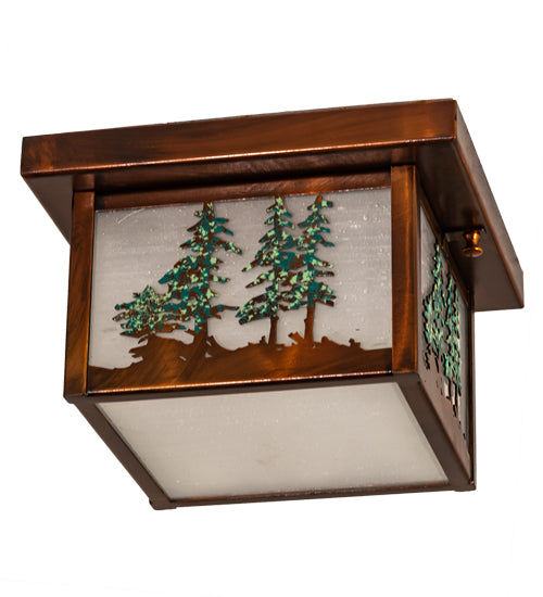 Meyda Tiffany Hyde Park 212361 Ceiling Light - Vintage Copper
