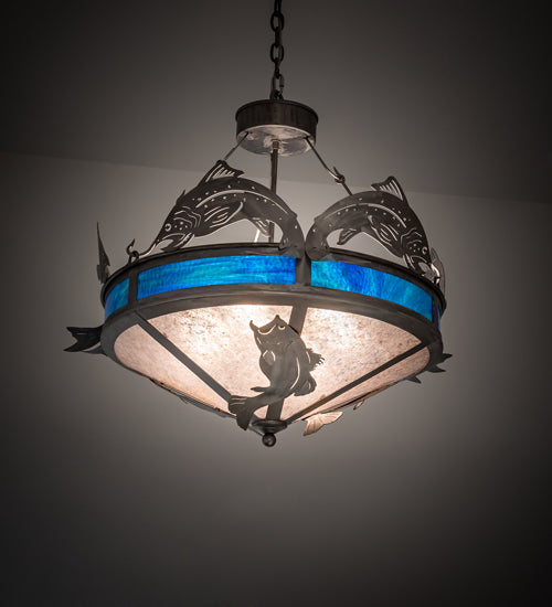 Meyda Tiffany Catch Of The Day 212869 Pendant Light - Steel