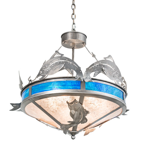 Meyda Tiffany Catch Of The Day 212869 Pendant Light - Steel